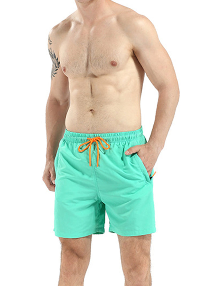 Men’s Quick-dry Swim Shorts with Pocket