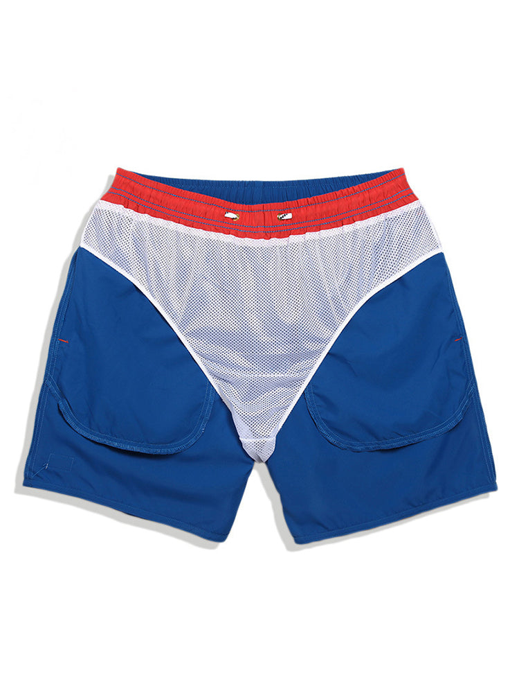 Men’s Drawstring Waist Beach Board Shorts