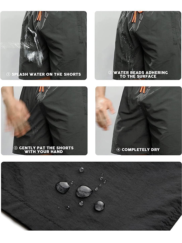 Men’s Quick-dry Swim Shorts with Pocket