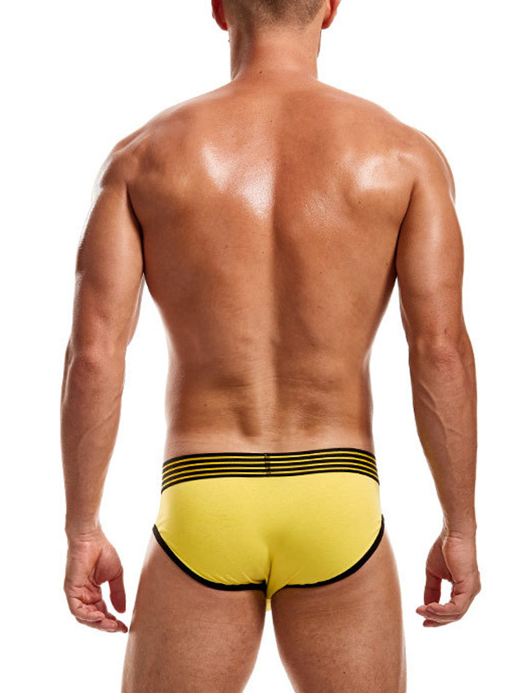 Men’s Spliced Color Pouch Briefs