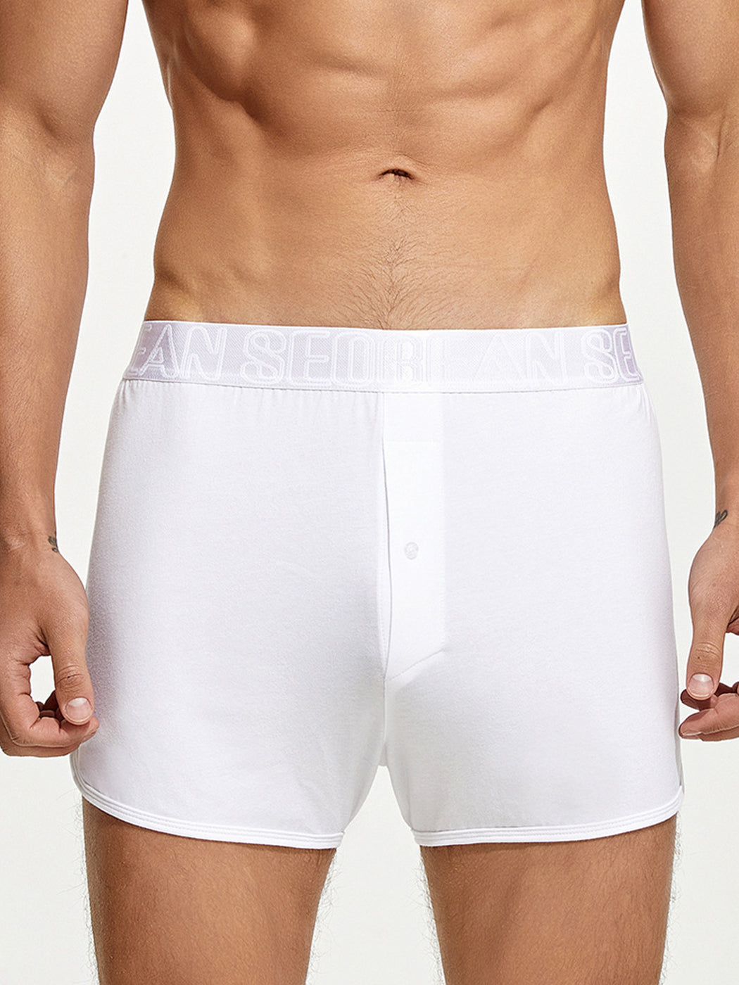 Men’s Knitted Boxers With Button Fly