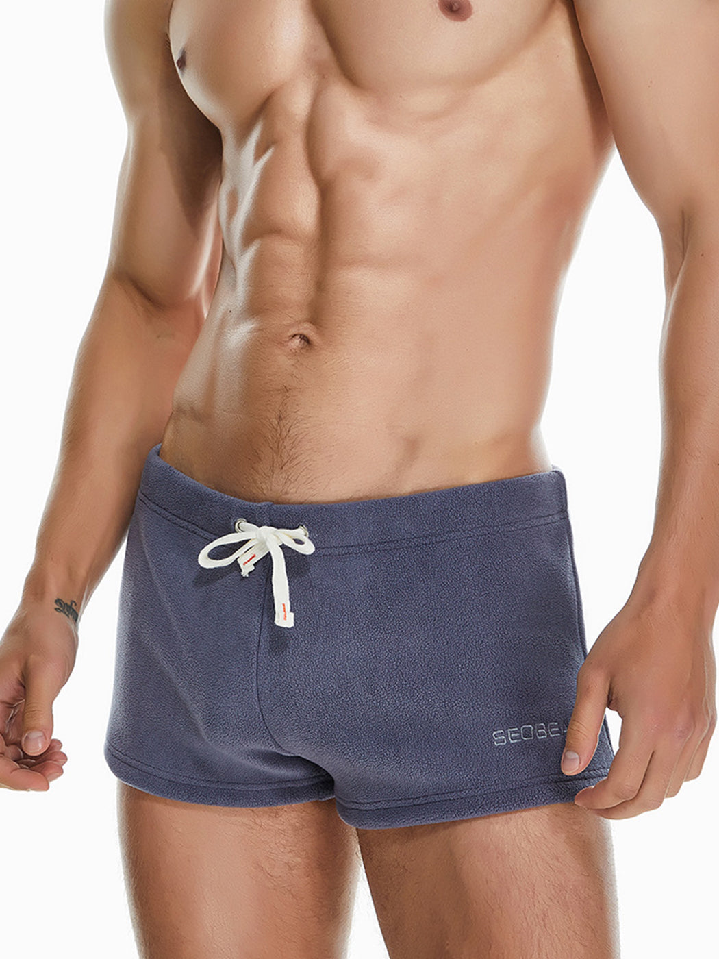 Men's Cozy Fluffy Pajama Shorts