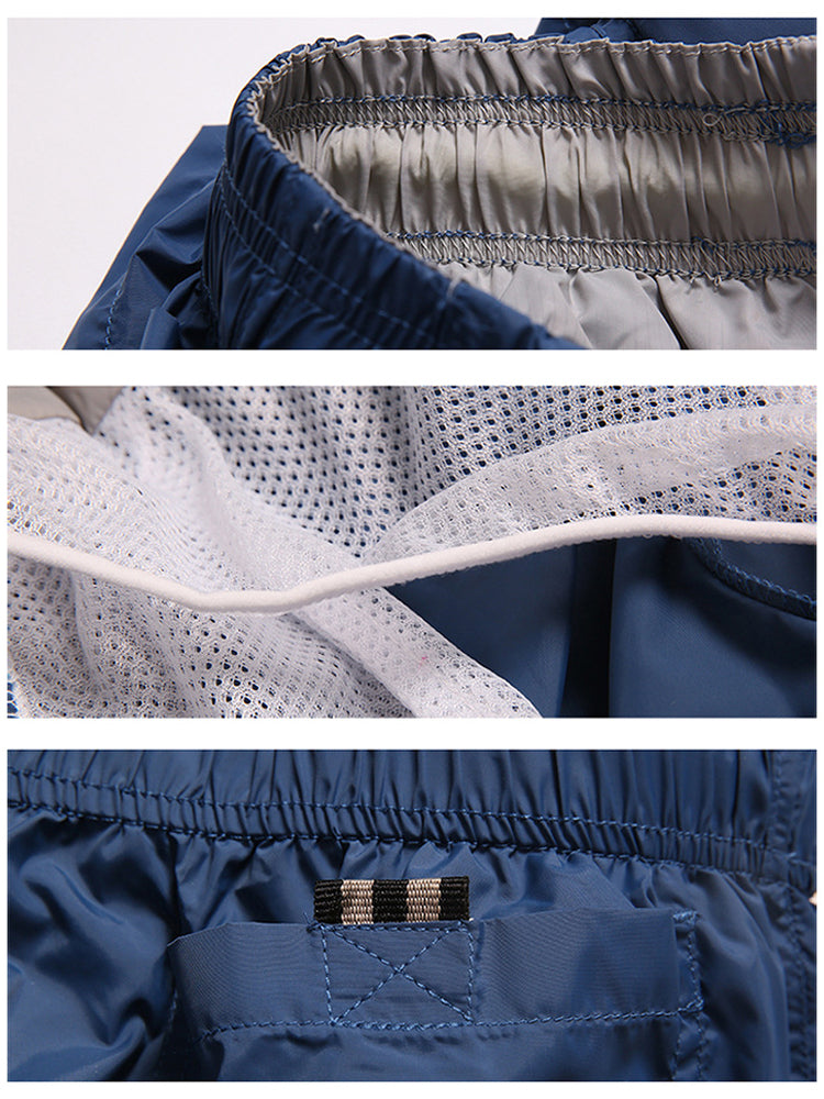 Men’s Neon Drawstring Swim Board Shorts