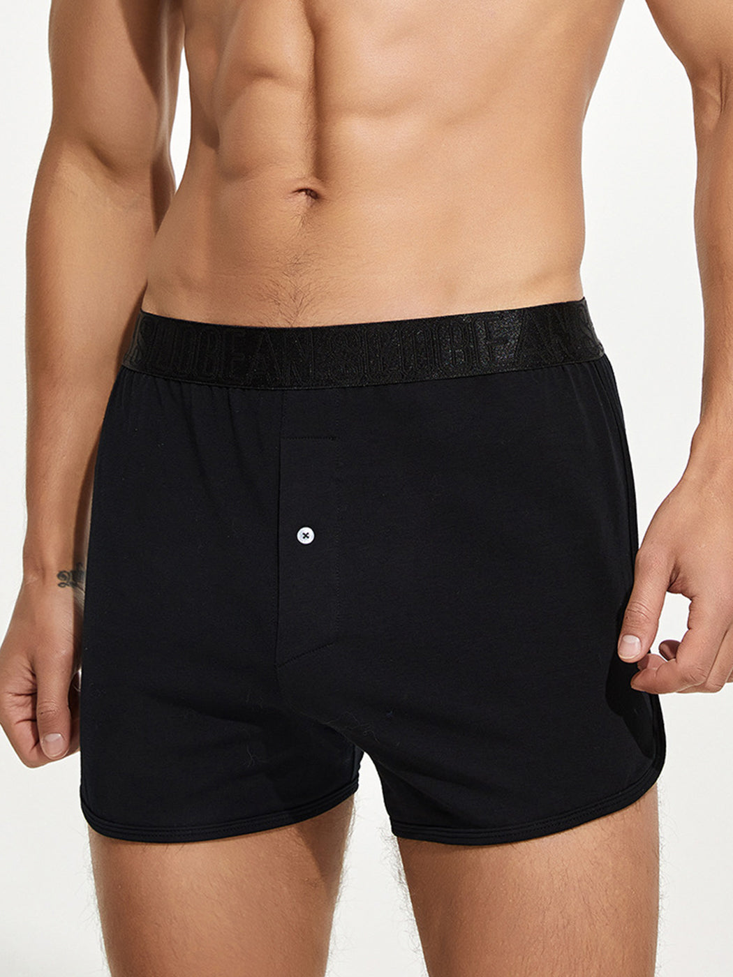Men’s Knitted Boxers With Button Fly