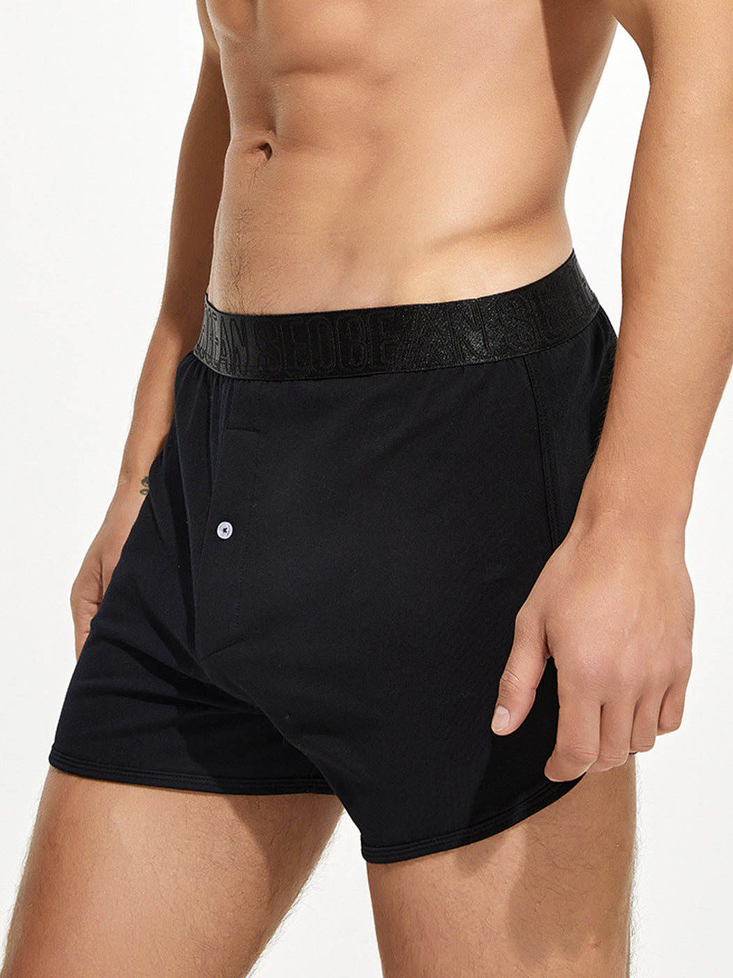 Men’s Knitted Boxers With Button Fly