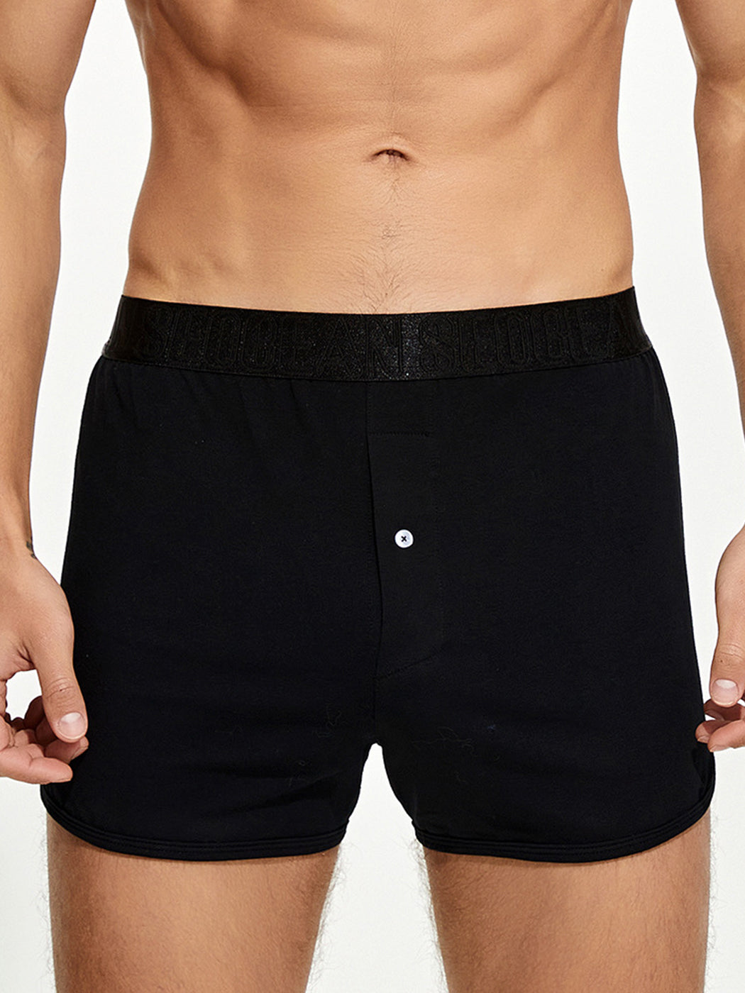 Men’s Knitted Boxers With Button Fly