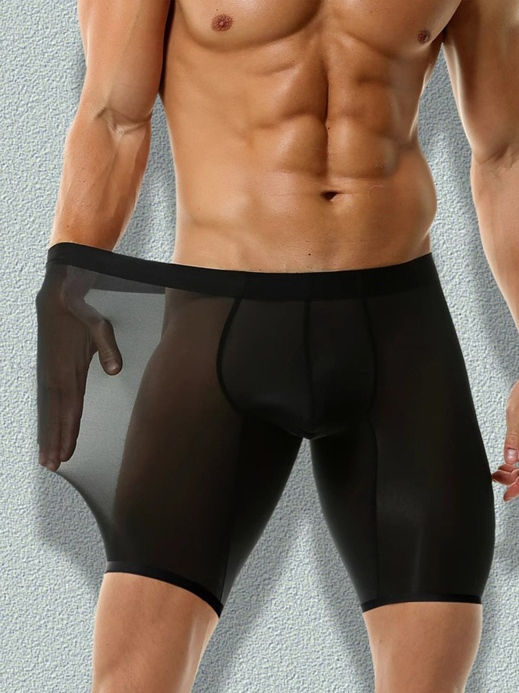 Ultra-Thin Transparent Wear-Resistant Running Extended Underwear