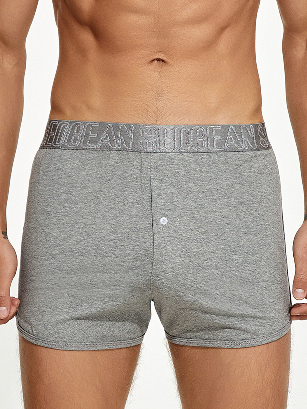 Men’s Knitted Boxers With Button Fly