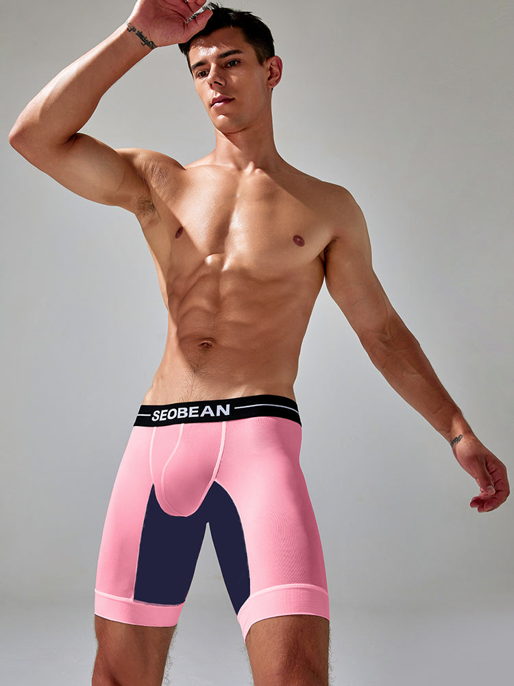 Men's Breathable Anti Chafing Pouch Boxer Briefs