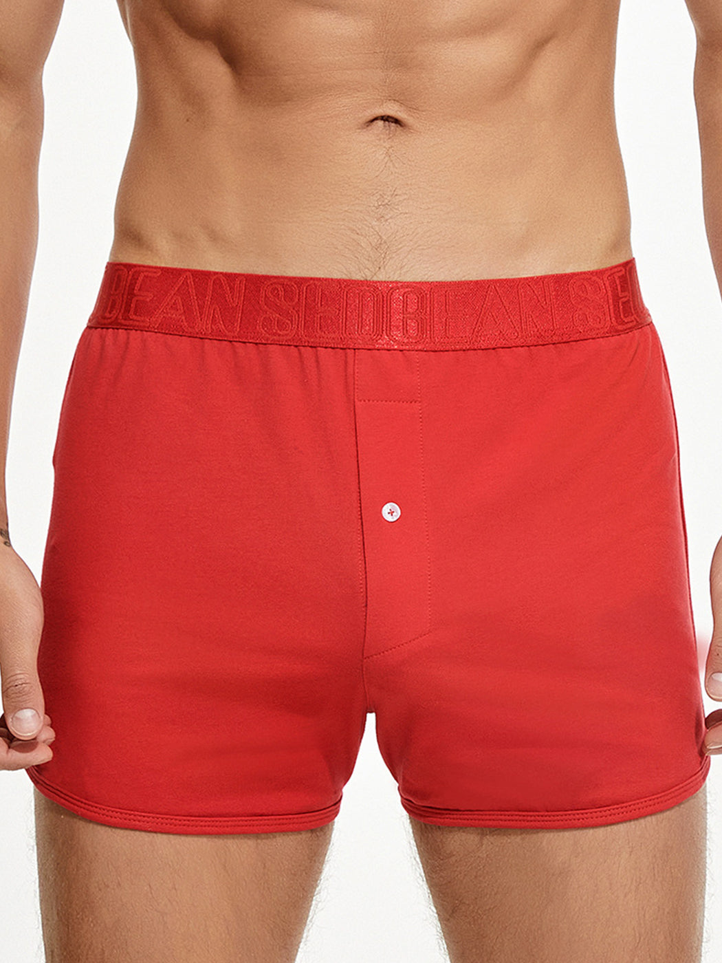 Men’s Knitted Boxers With Button Fly