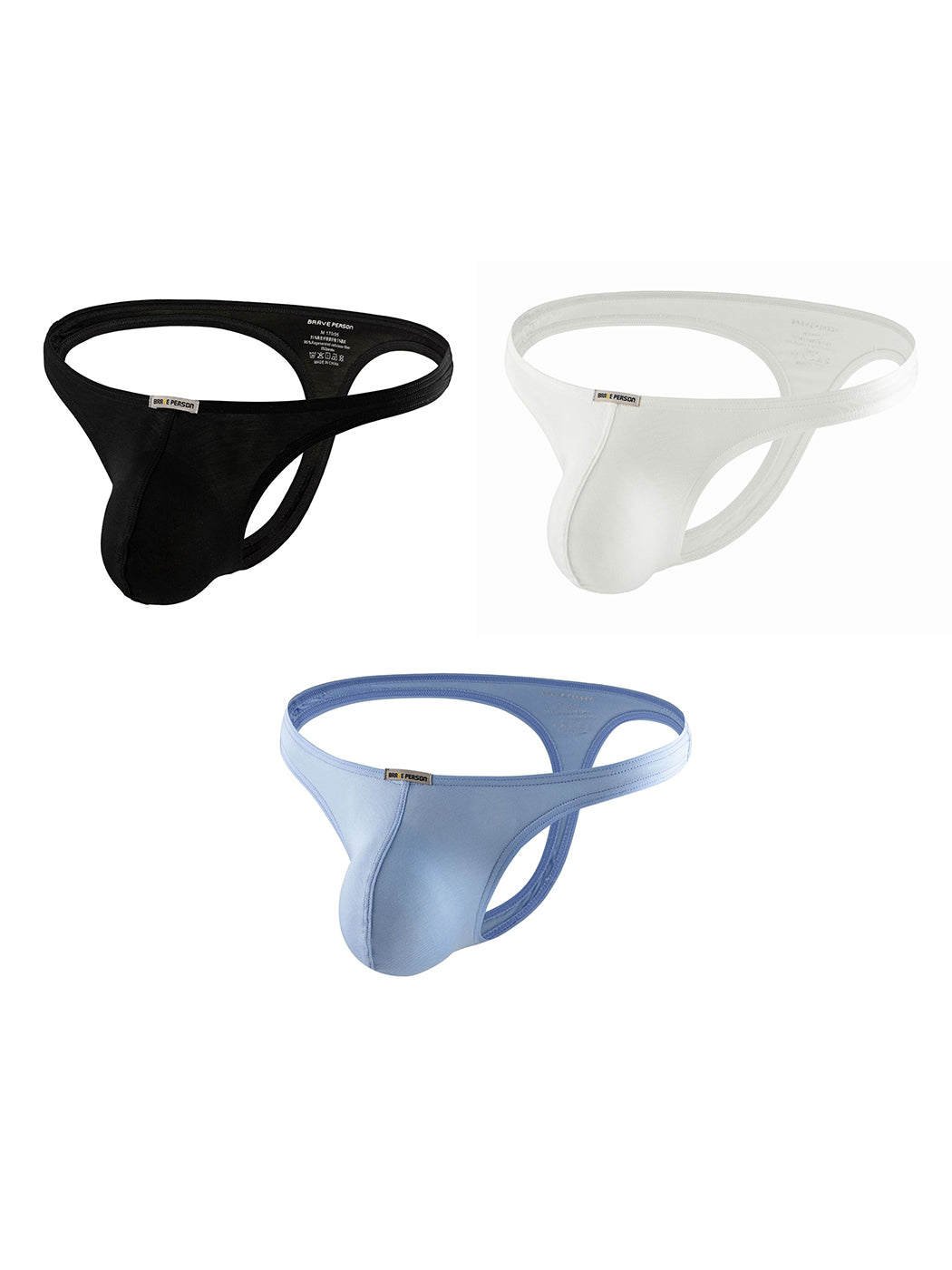 3-Pack Men's Simpls T-back Thong