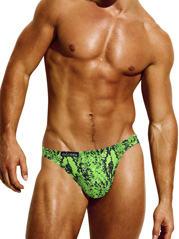 Men’s Sexy Leopard Print Pouch Briefs