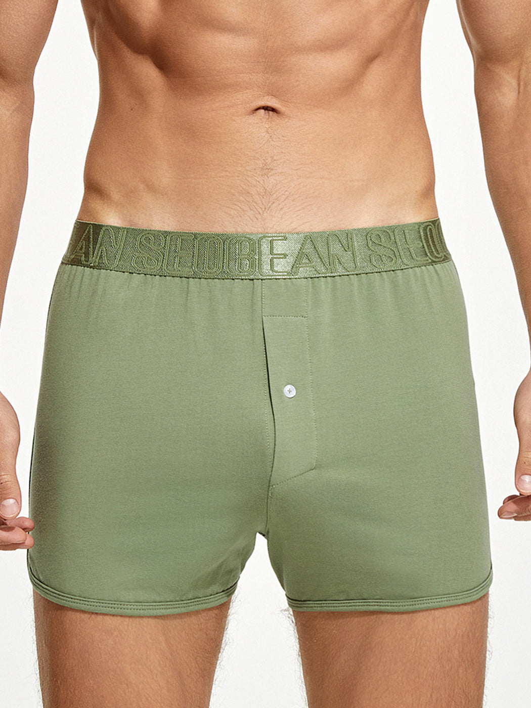 Men’s Knitted Boxers With Button Fly