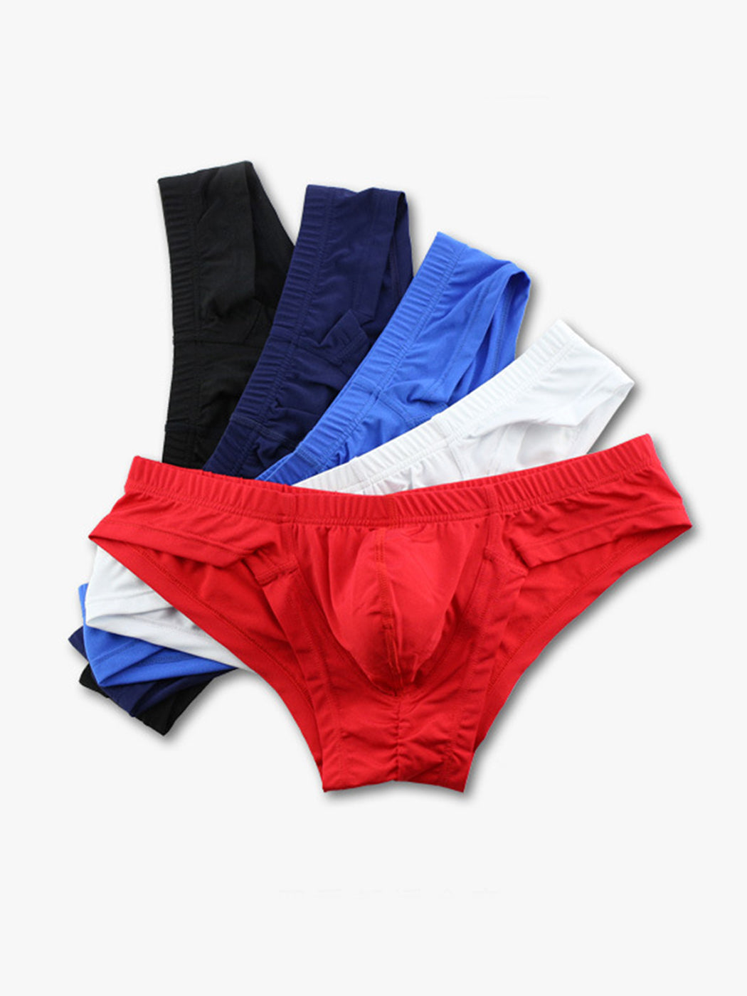 2-Pack Men's Simple 3D Pouch Briefs