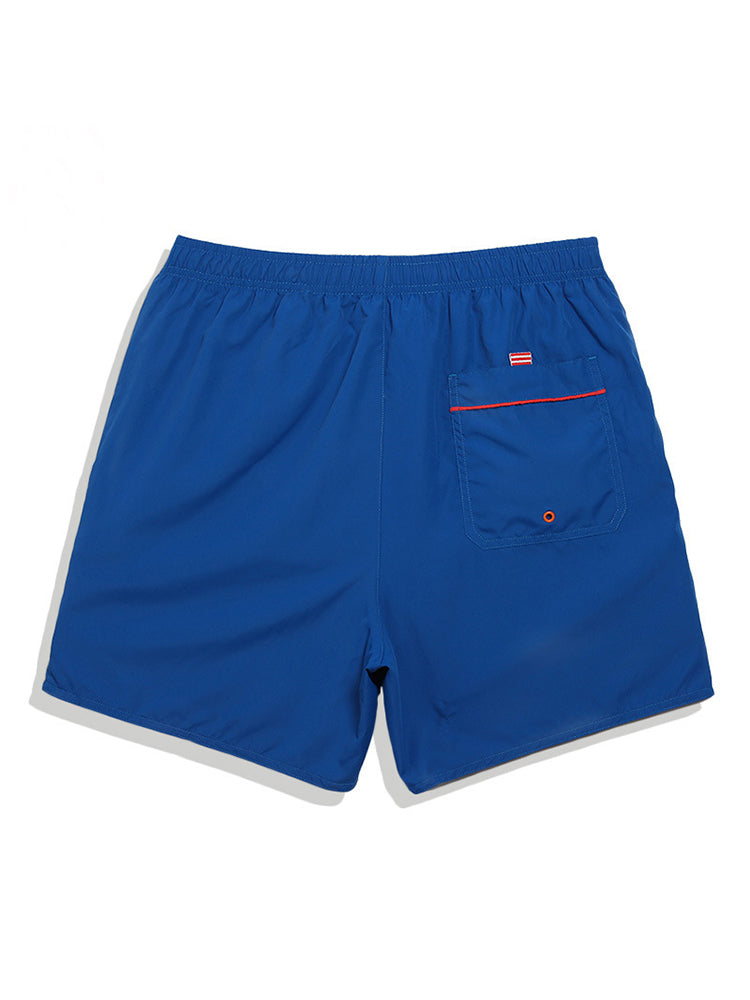 Men’s Drawstring Waist Beach Board Shorts