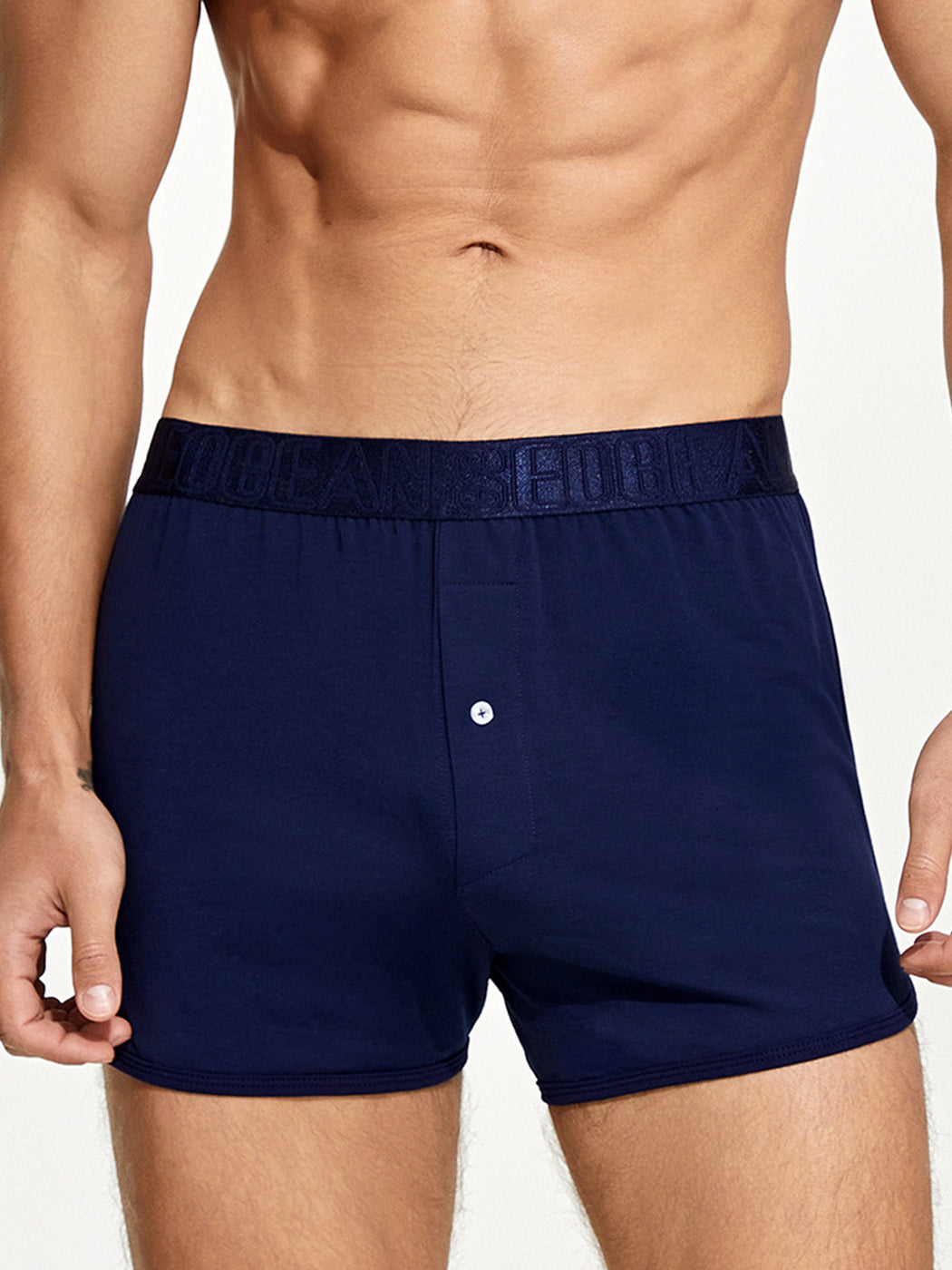 Men’s Knitted Boxers With Button Fly