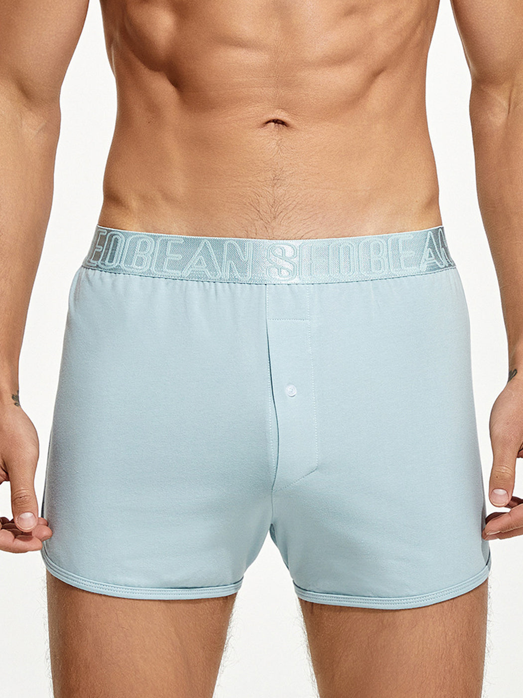 Men’s Knitted Boxers With Button Fly