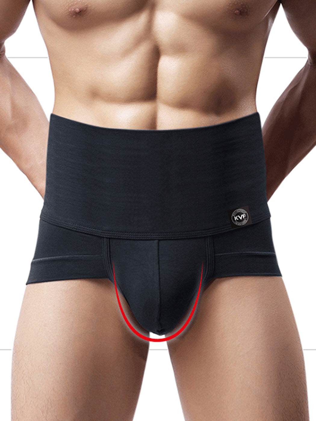Men’s High-rise Abdomen Compression Briefs
