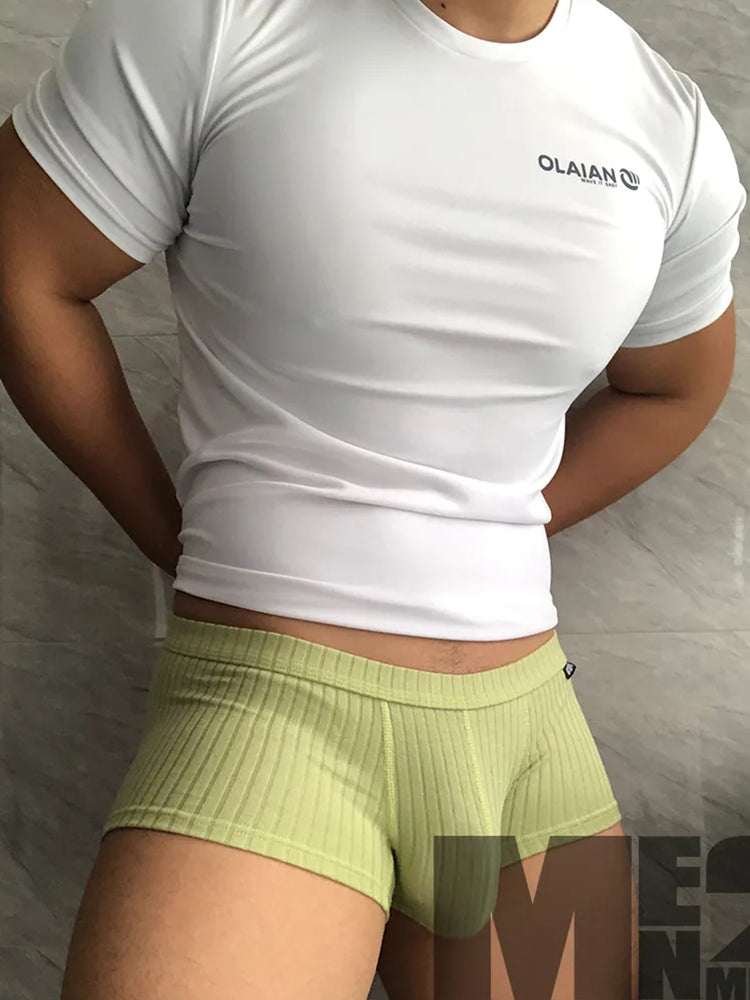 Men's Threaded Fabric U-Raised Low Rise Trunks