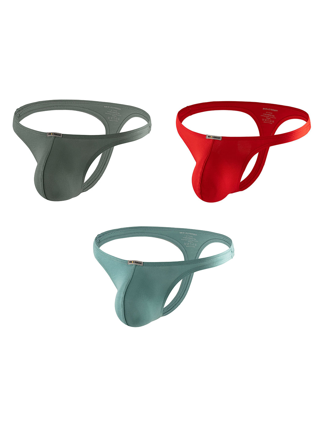 3-Pack Men's Simpls T-back Thong