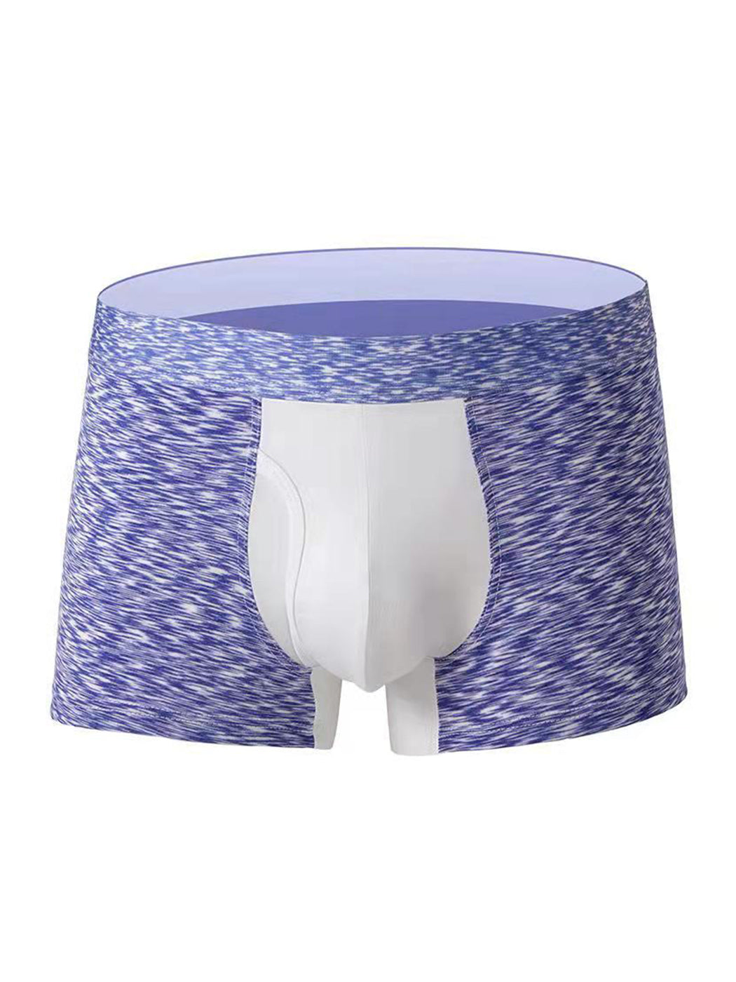 2 Pack Colorful Fabric Men's Underwear With Fly Pouch