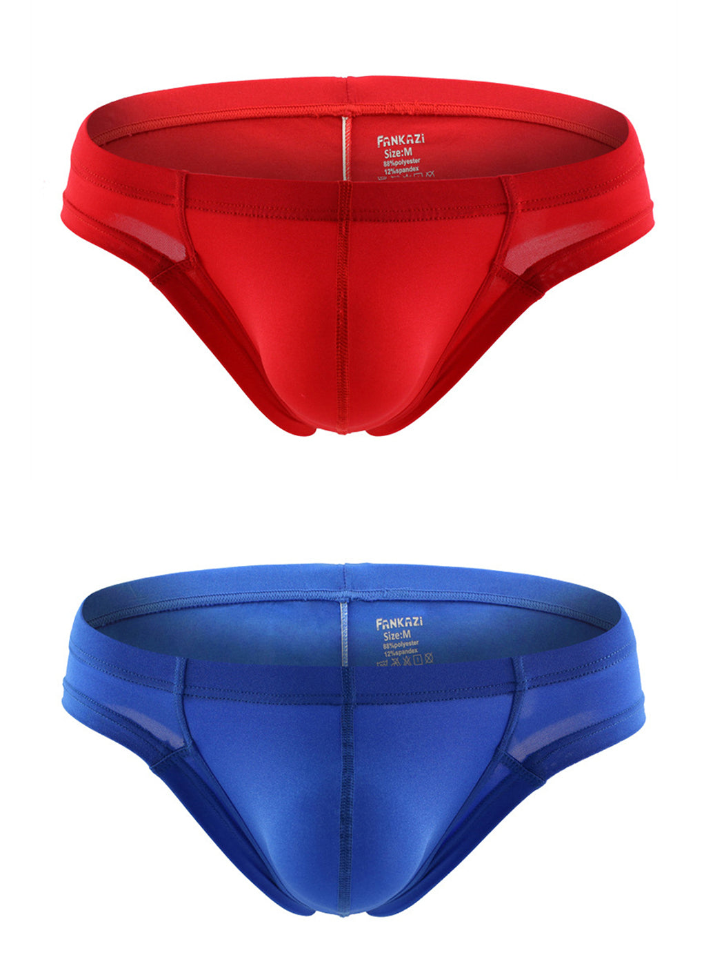 2-Pack Men's Simple 3D Pouch Briefs