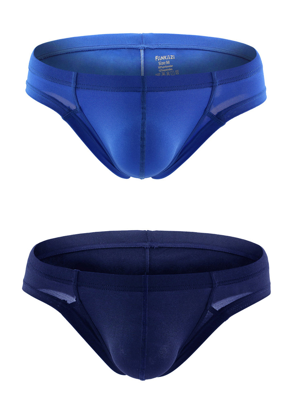 2-Pack Men's Simple 3D Pouch Briefs