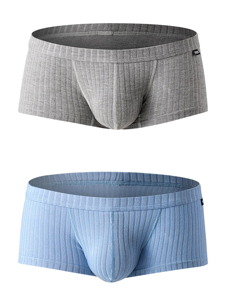 Men's Threaded Fabric U-Raised Low Rise Trunks