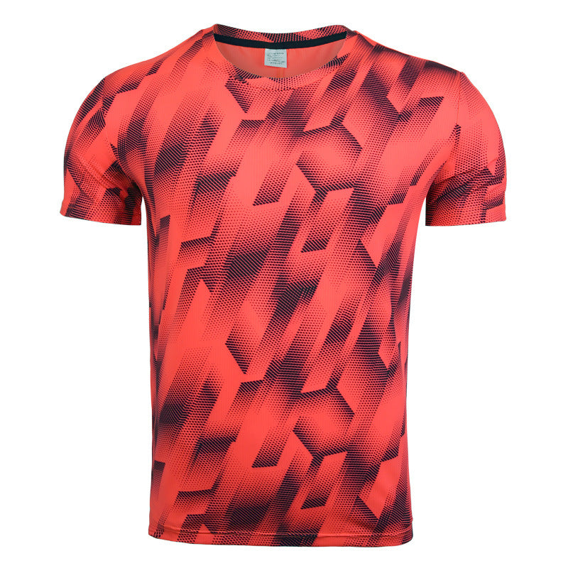 Mens Quick-drying Breathable Short Sleeve T-shirt