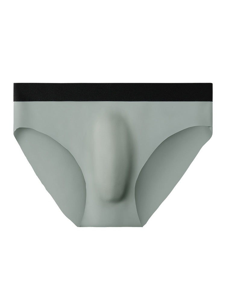 7 Pack Ball Support Ice Silk Seamless Men's Briefs