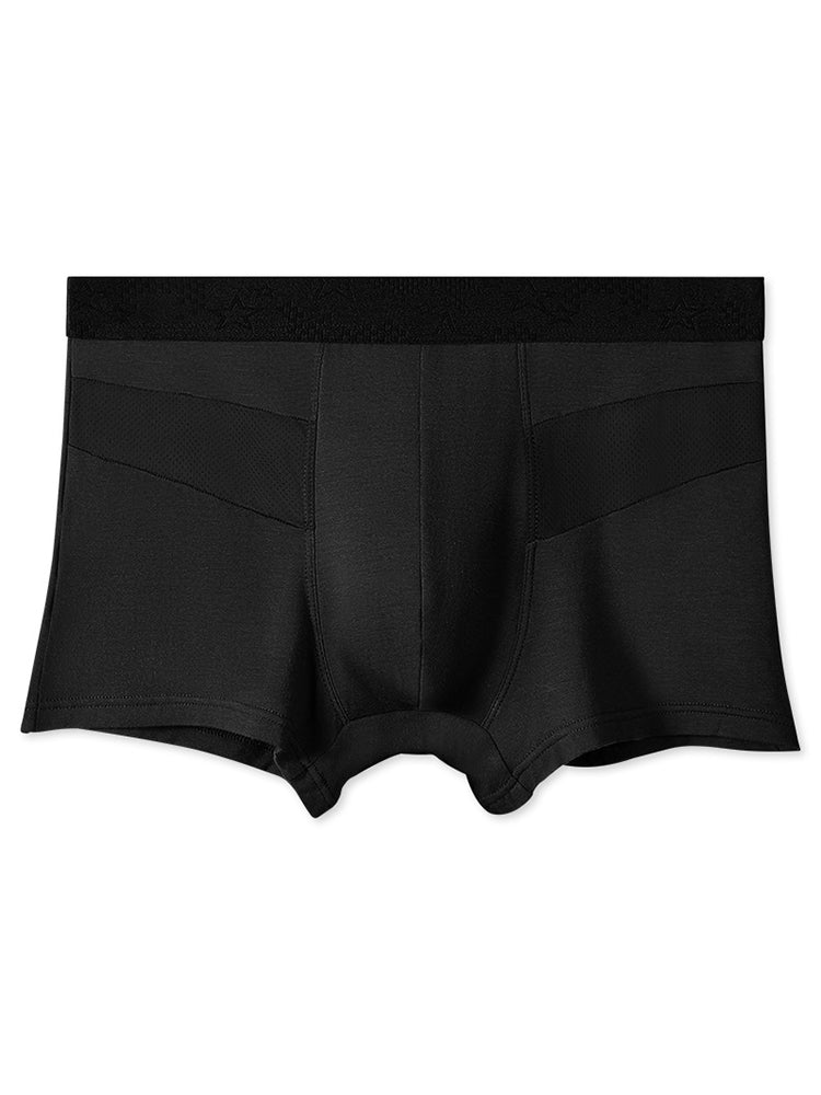 3 Pack Men’s Breathable Splicing Mesh Trunks