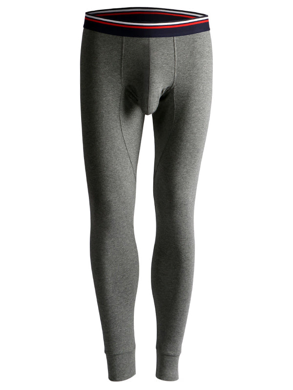 Plus Size Men's Cotton Separate Pouch Thermal Underwear