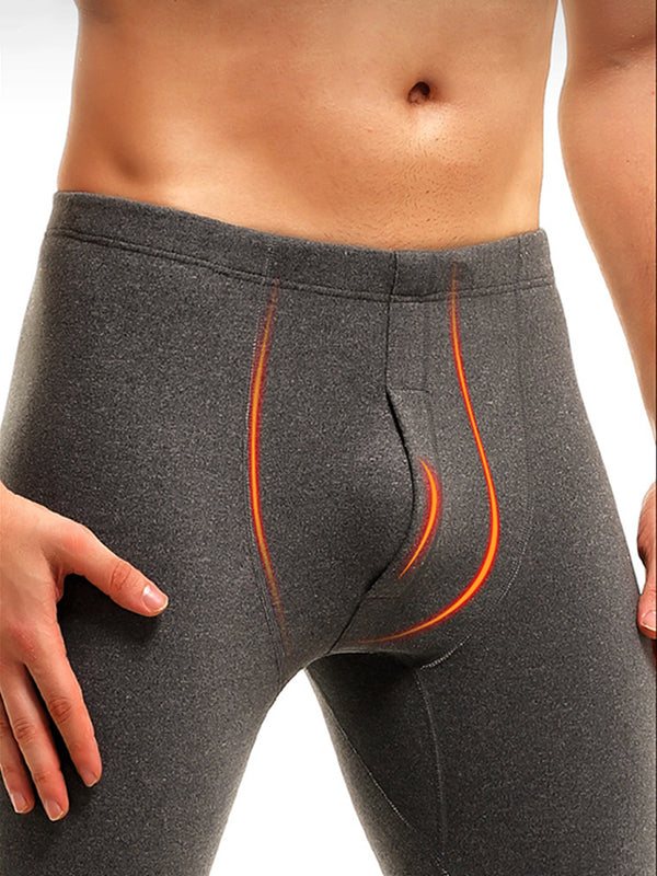 Men's Warm Fly Double-Sided Brushed Long Johns