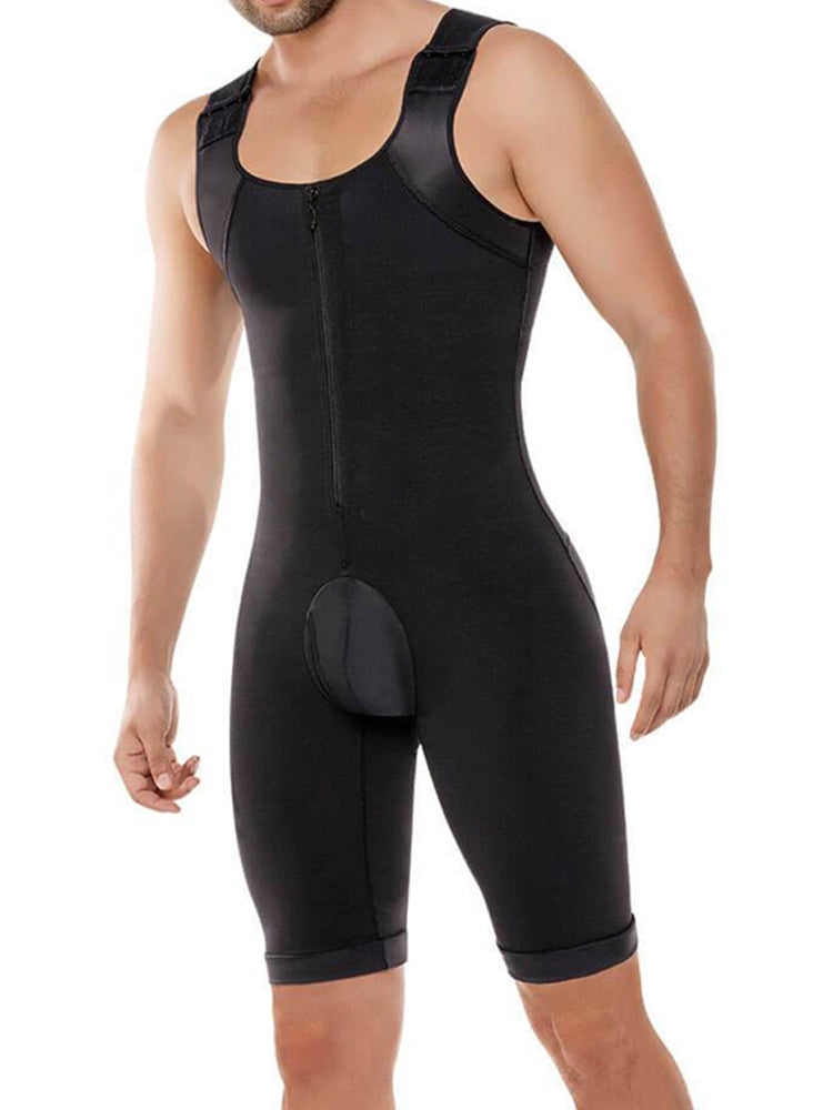 Men’s Abdomen Body Shaper Legs Control Bodysuit