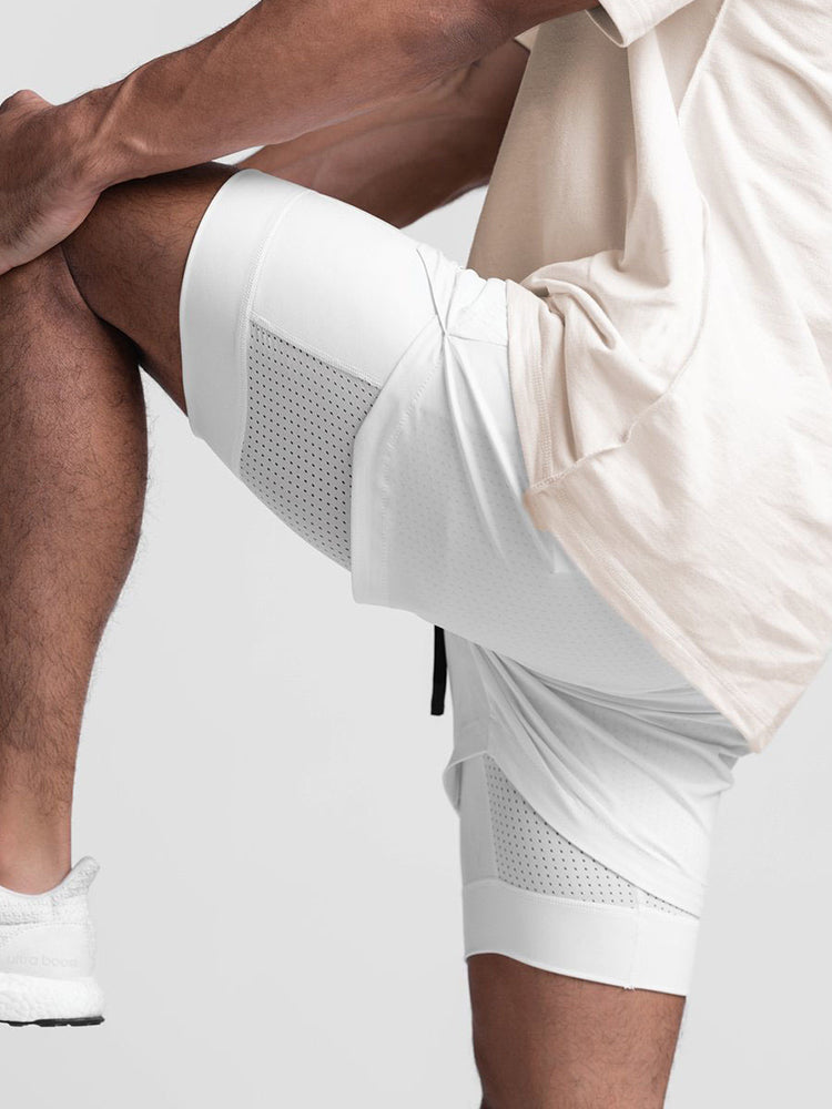 Men's Quick Dry Athletic Shorts With Phone Pockets
