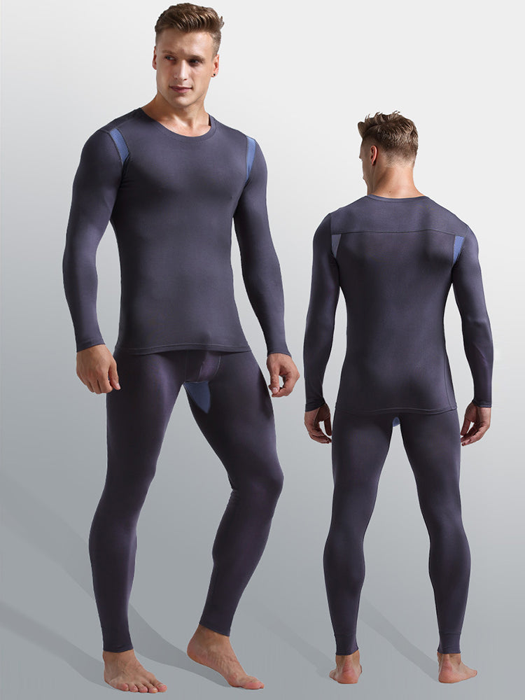 Men's Mesh Breathable Slim Thermal Sets