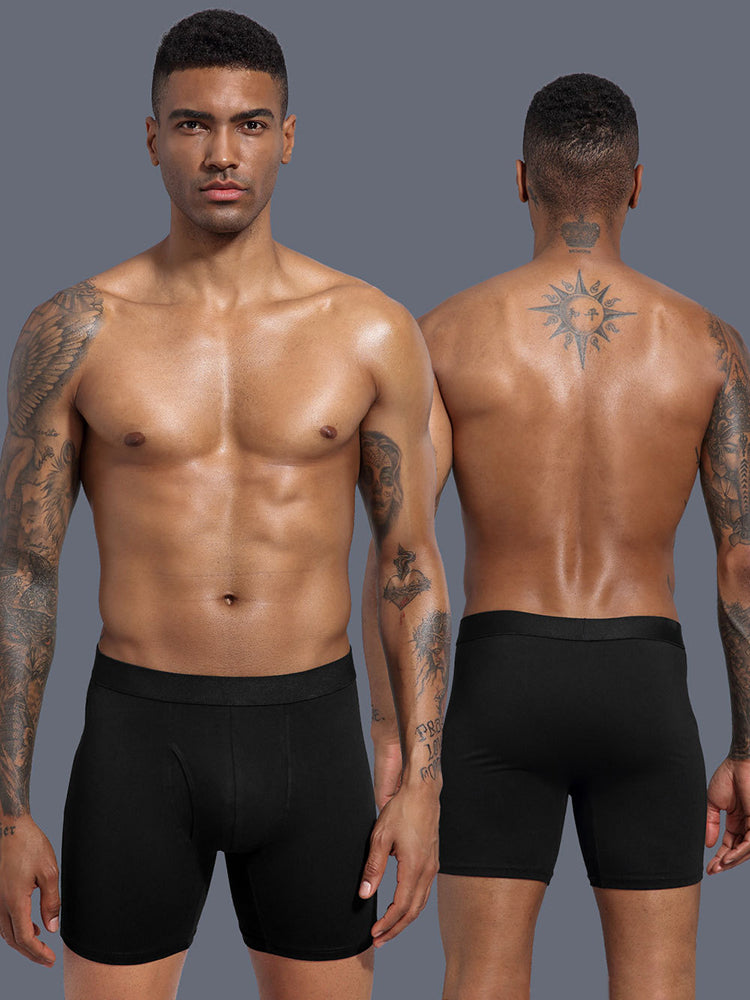 Multi-pack Men's Prevent Thighs Chafing Boxer Briefs