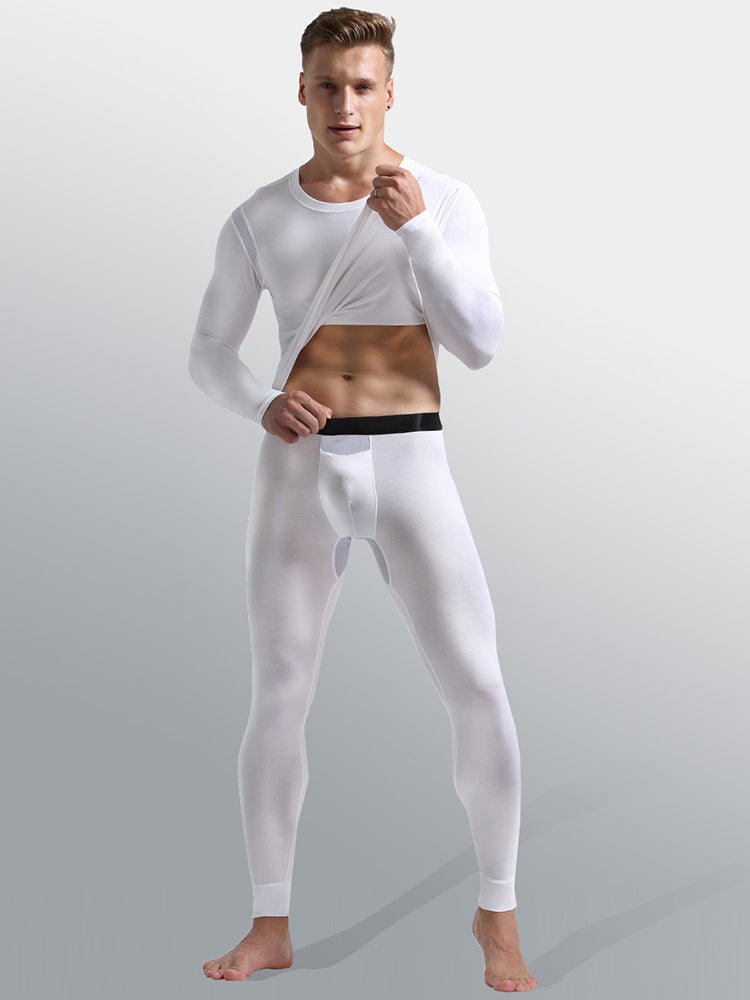 Men's Mesh Breathable Slim Thermal Sets