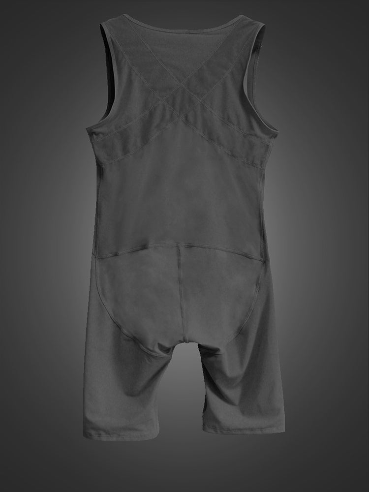 Men’s Abdomen Body Shaper Legs Control Bodysuit