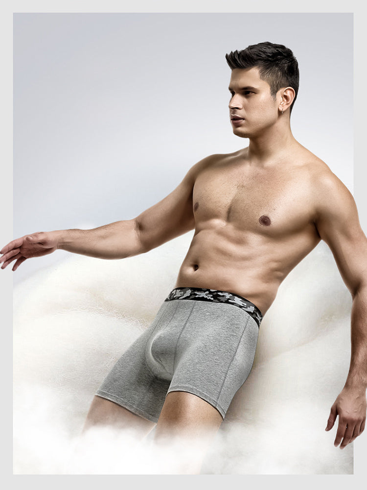2 Pack Men’s U Convex Large Support Pouch Boxers Briefs
