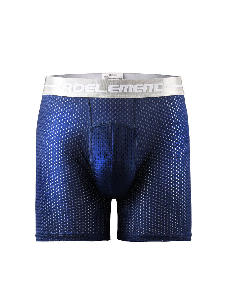 3 Pack Men's Ice Silk Breathable Boxers Briefs