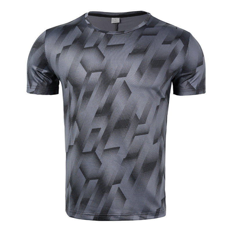 Mens Quick-drying Breathable Short Sleeve T-shirt