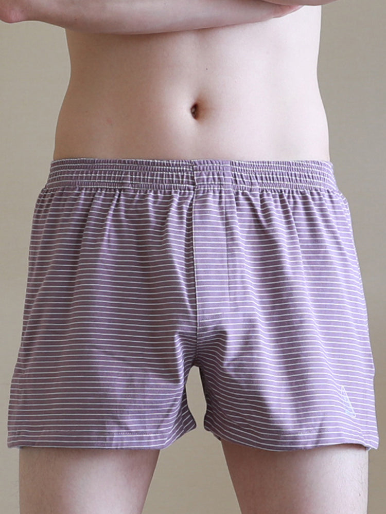 Men's Striped Thin Breathable Comfortable Trunks