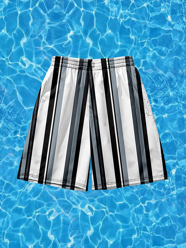 Mens Classic Loose Holiday Beach Board Shorts