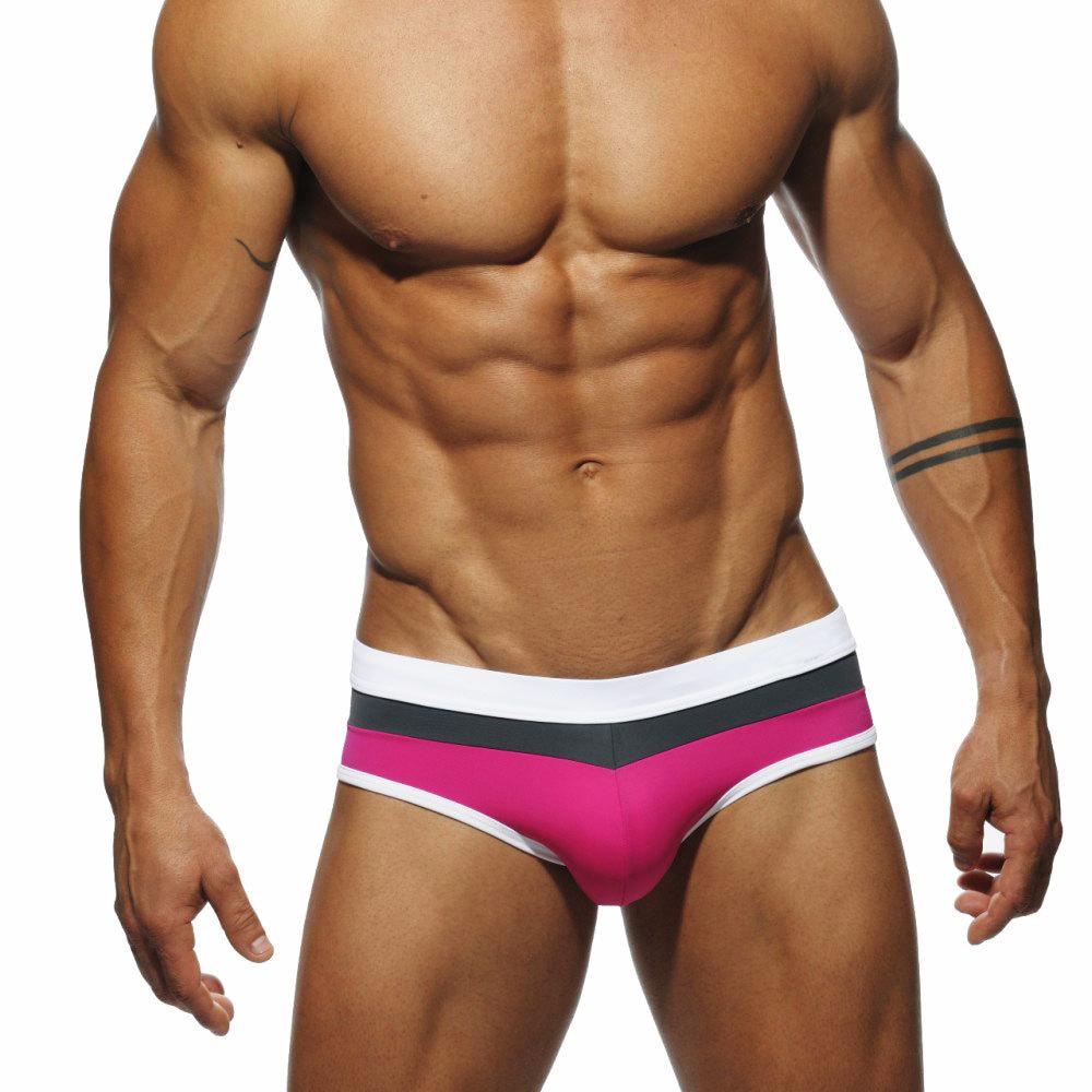 Men's Fashion Summer Printed Swim Shorts Briefs