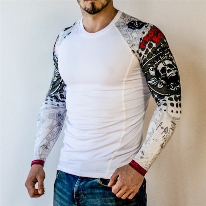 Mens Breathable Sport Long Sleeve T-Shirt