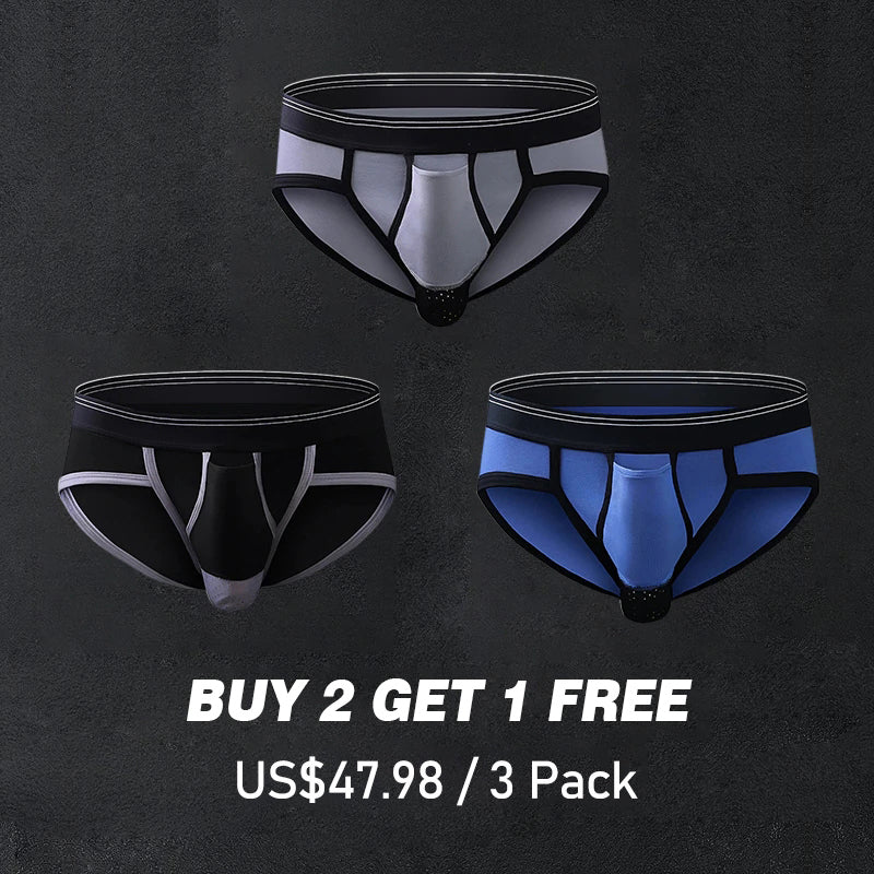 Ball Upward Separate Pouches Men's Briefs