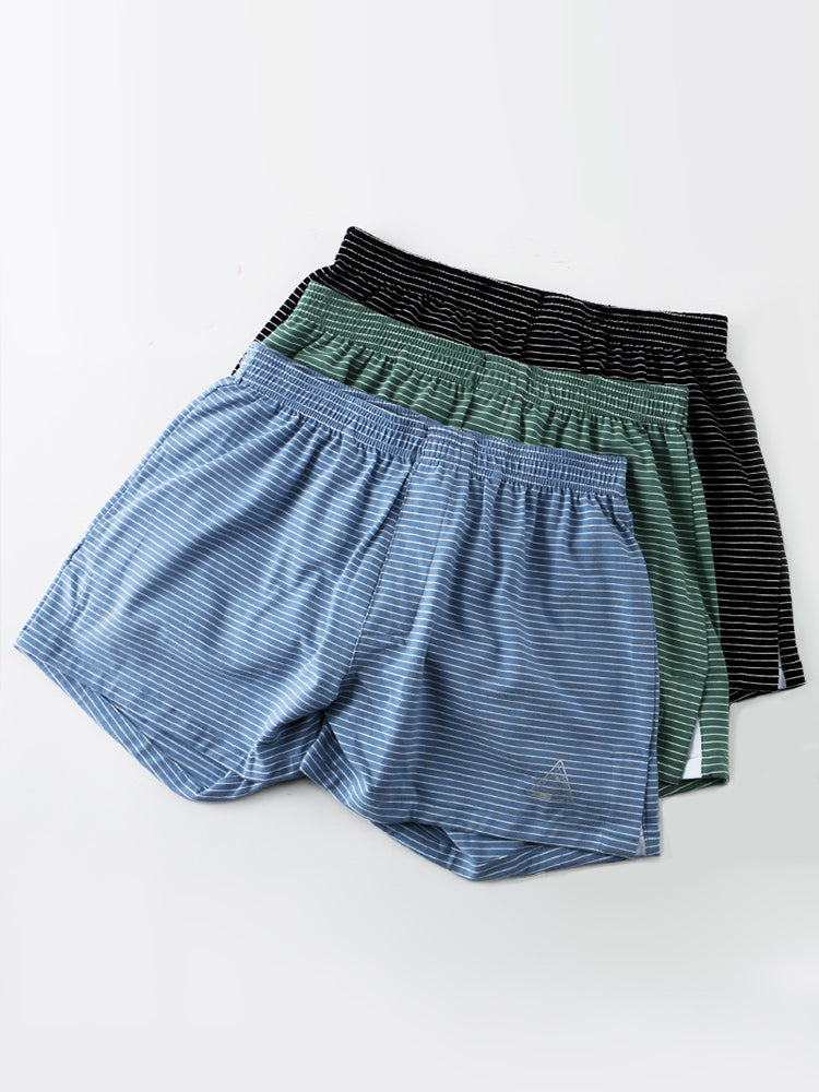 Men's Striped Thin Breathable Comfortable Trunks