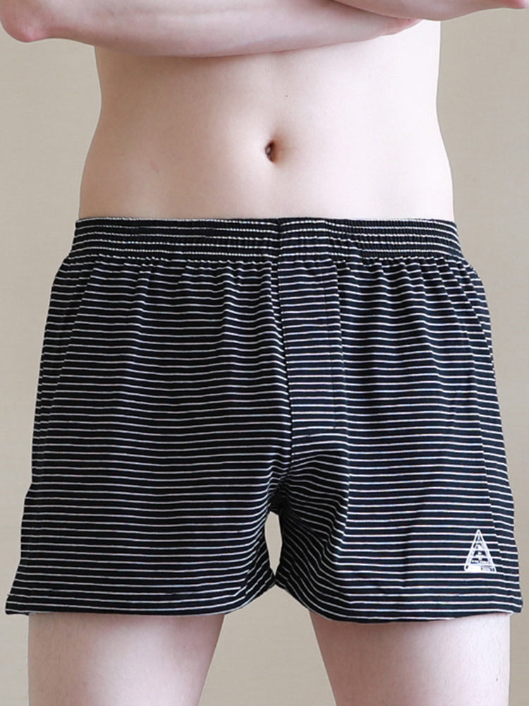 Men's Striped Thin Breathable Comfortable Trunks