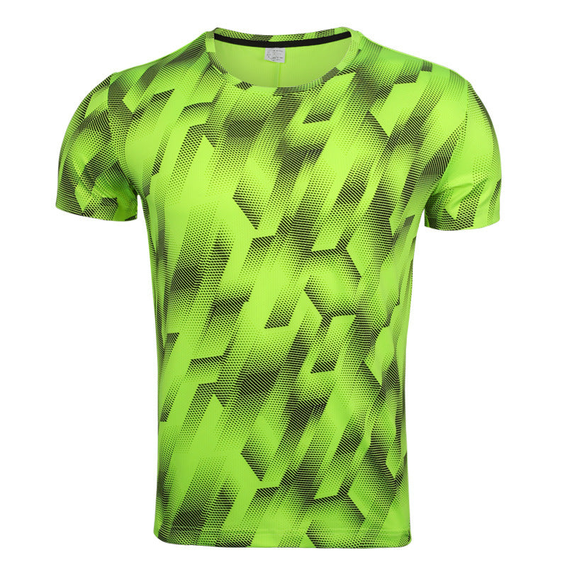 Mens Quick-drying Breathable Short Sleeve T-shirt